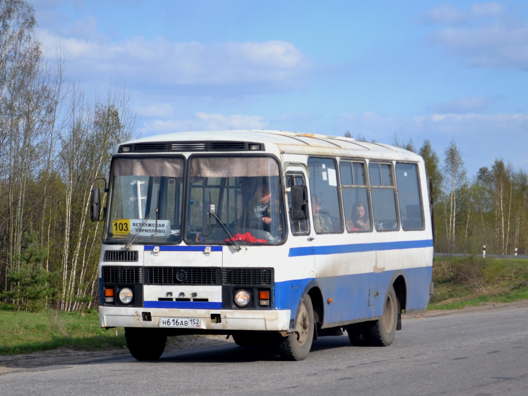 Нижегородская область, ПАЗ-32053 № Н 616 АВ 152