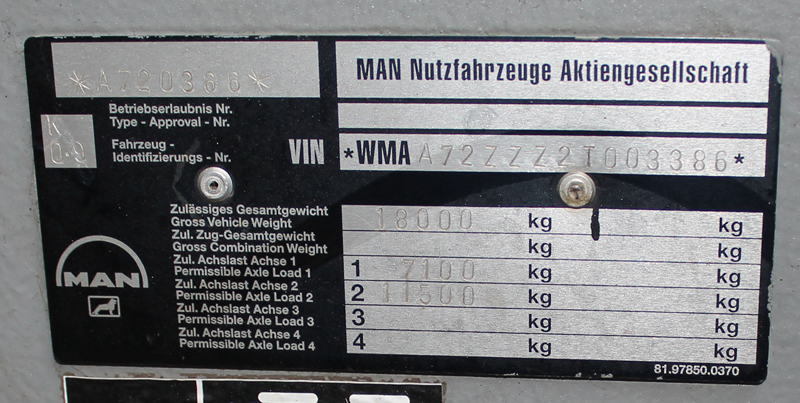 Эстония, MAN A72 Lion's Classic SÜ313 № 417 MFV