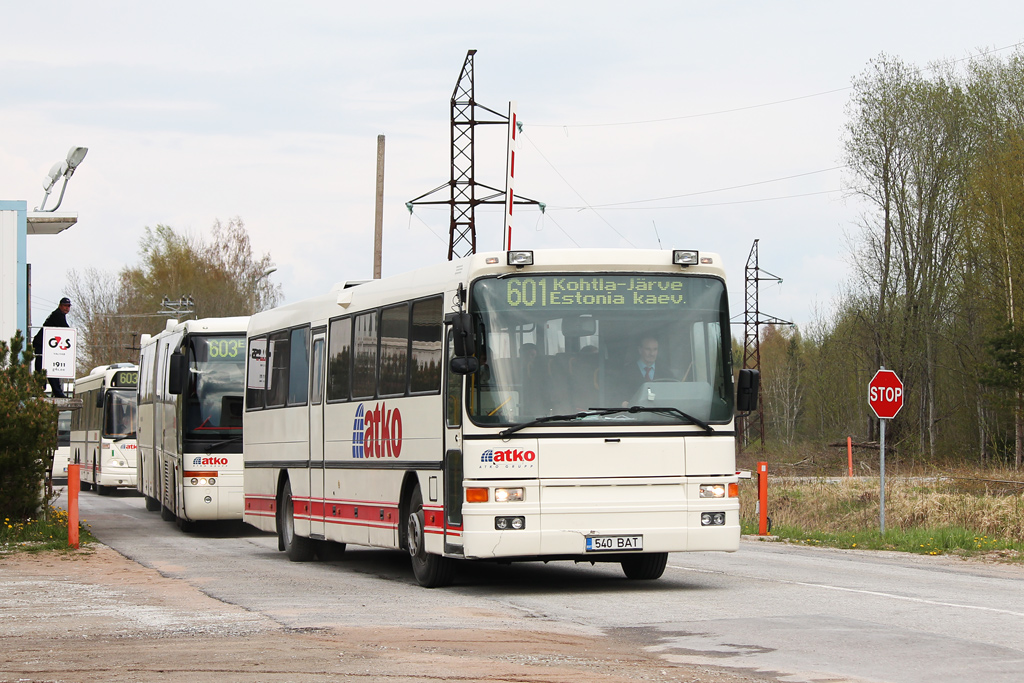 Эстонія, DAB 1350L № 540 BAT; Эстонія — Ida-Virumaa — Автобусные станции, конечные остановки, площадки, парки, разное