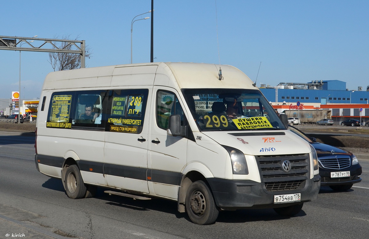 Санкт-Петербург, БТД-2219 (Volkswagen Crafter) № 2742