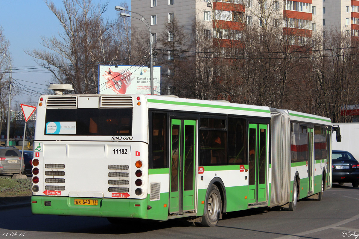 Москва, ЛиАЗ-6213.20 № 11182