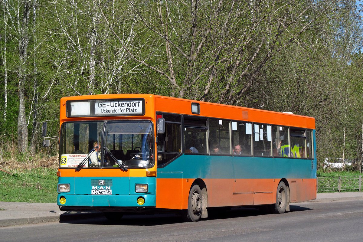 Красноярский край, MAN 791 SL202 № А 374 КТ 124