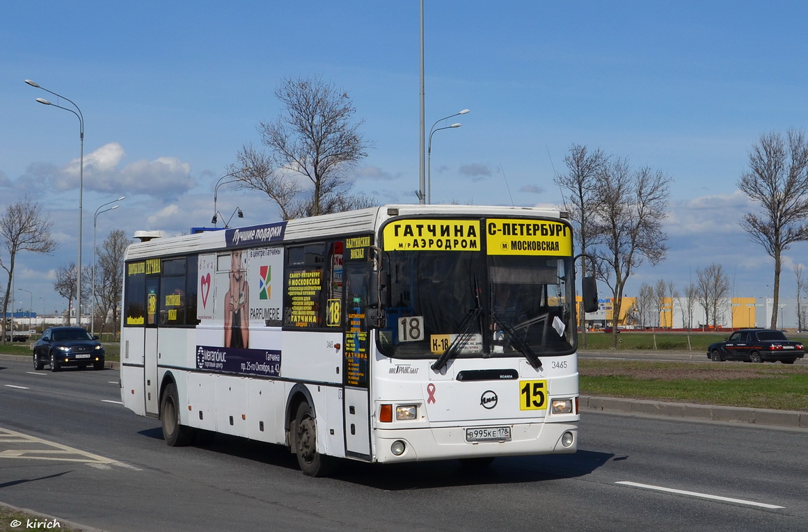 Ленинградская область, ЛиАЗ-5256.58 № 3465