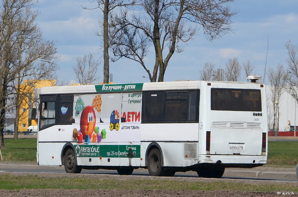 Ленинградская область, ЛиАЗ-5256.58 № 3478