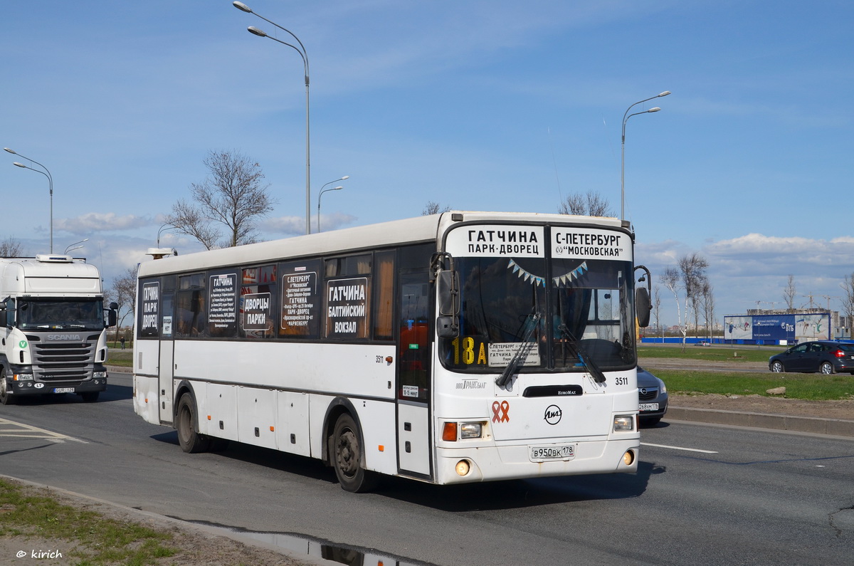 Ленинградская область, ЛиАЗ-5256.58 № 3511