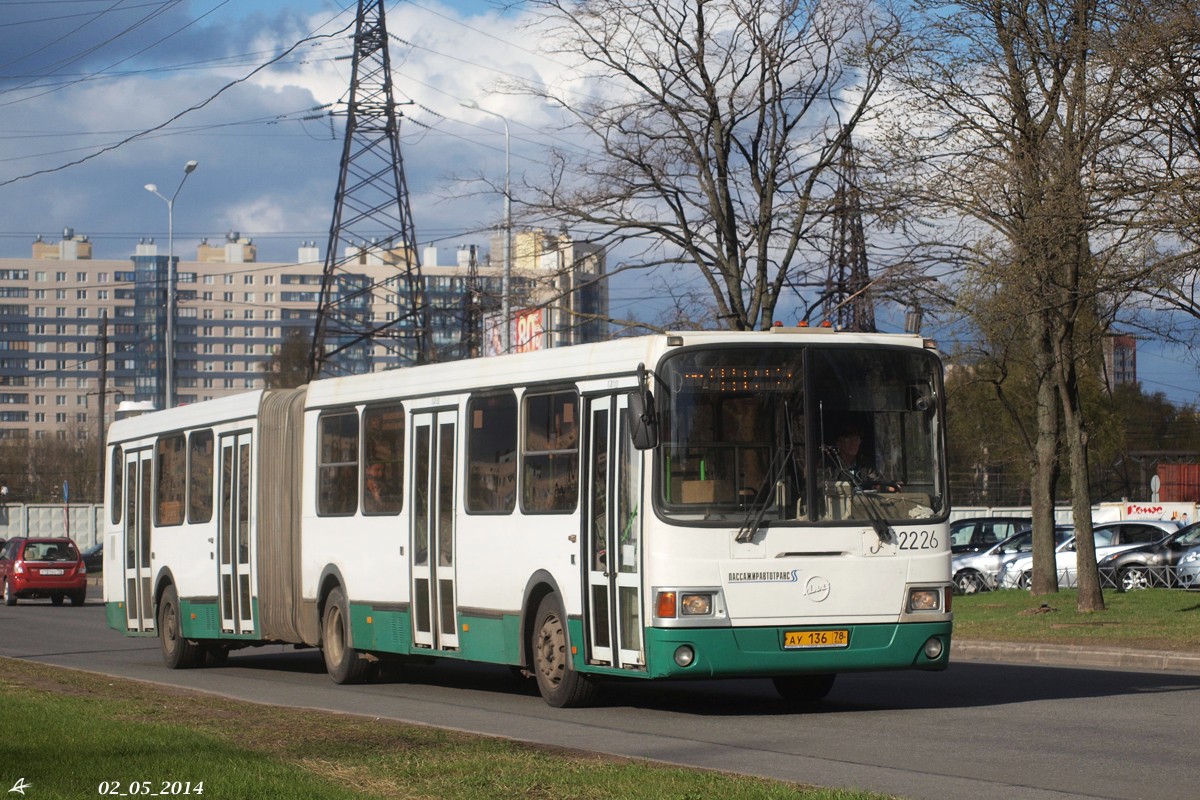 Sankt Peterburgas, LiAZ-6212.00 Nr. 2226