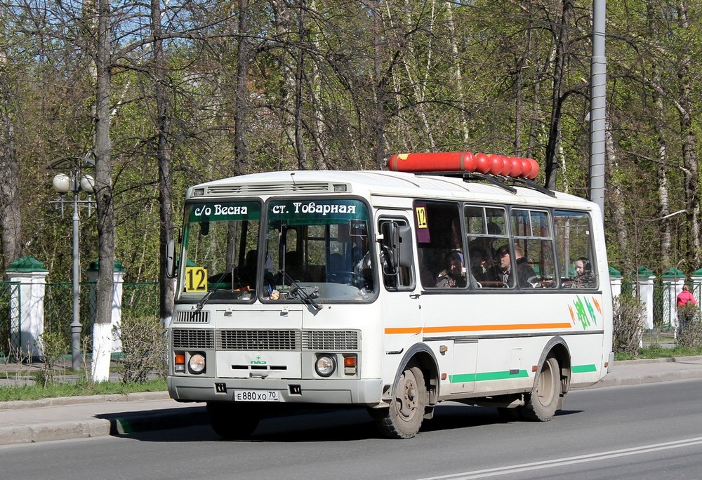 Томська область, ПАЗ-32054 № Е 880 ХО 70