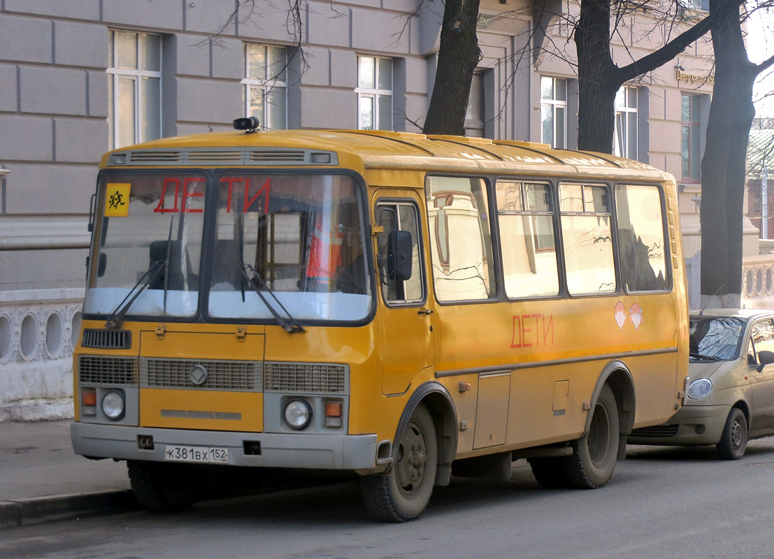 Нижегородская область, ПАЗ-32053-70 № К 381 ВХ 152