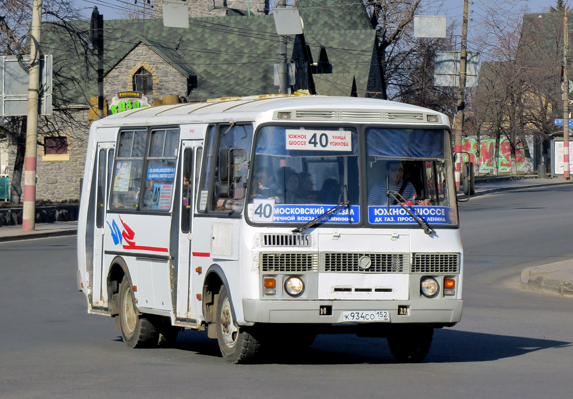 Нижегородская область, ПАЗ-32054 № К 934 СО 152