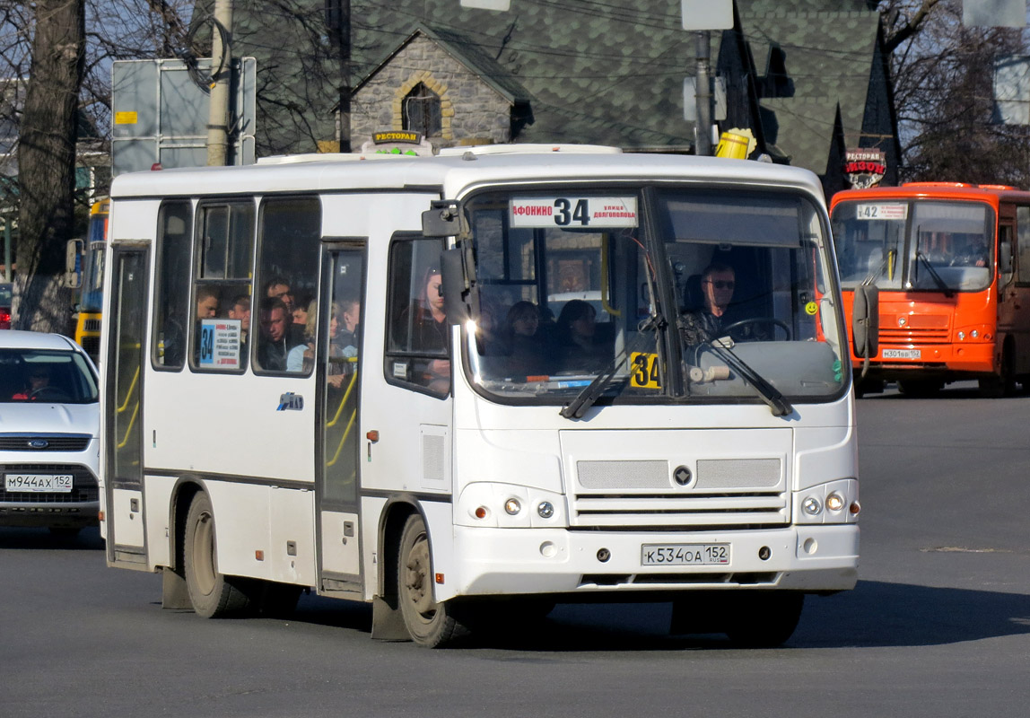 Нижегородская область, ПАЗ-320302-08 № К 534 ОА 152