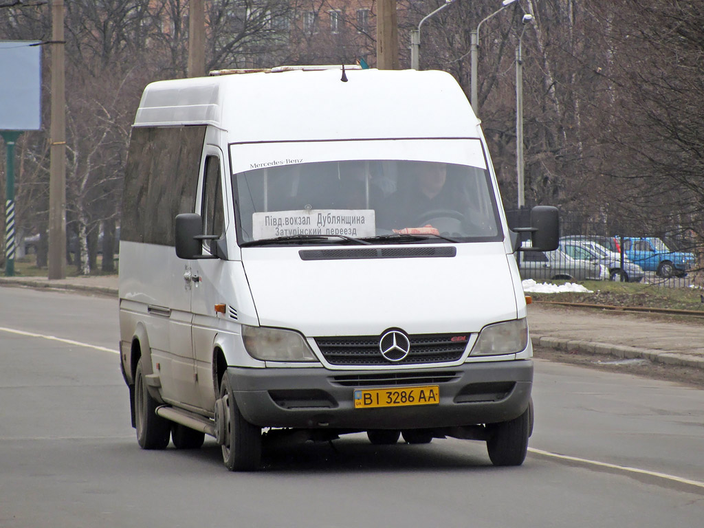 Полтавская область, Mercedes-Benz Sprinter W904 413CDI № BI 3286 AA