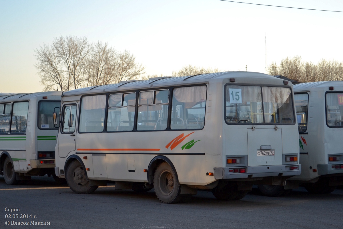 Свердловская область, ПАЗ-32054 № Х 762 МВ 96