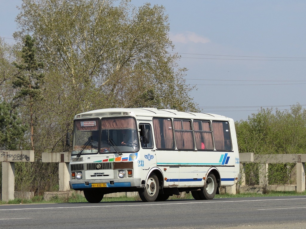 Омская область, ПАЗ-32053 № 233