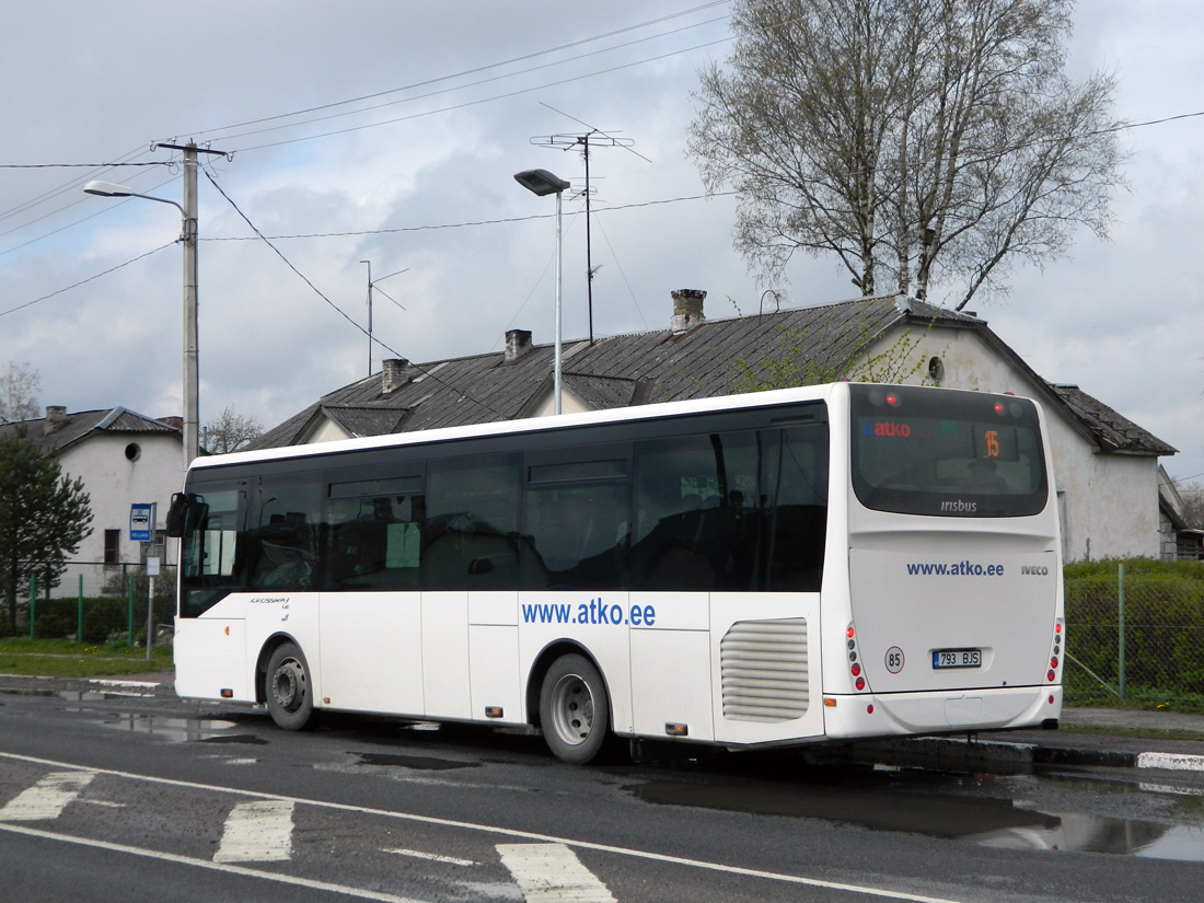 Эстония, Irisbus Crossway LE 10.8M № 793 BJS; Эстония — Ida-Virumaa — Автобусные станции, конечные остановки, площадки, парки, разное