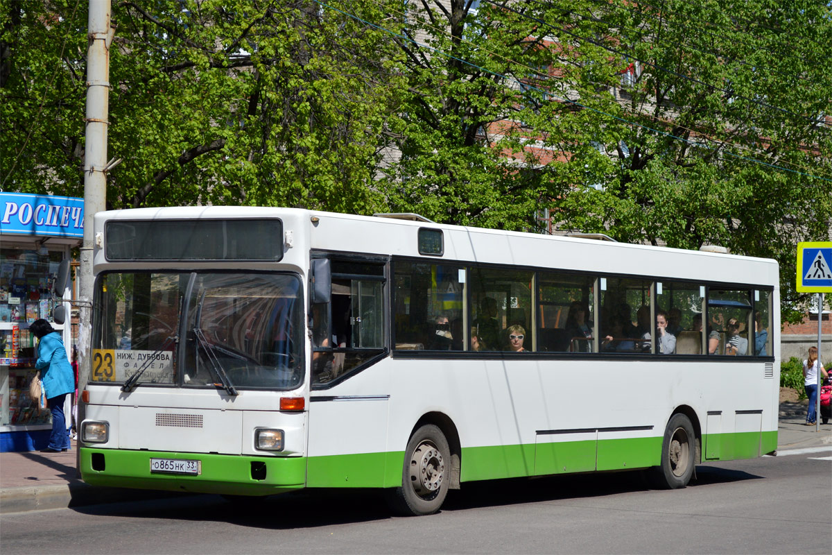 Владимирская область, MAN 791 SL202 № О 865 НК 33