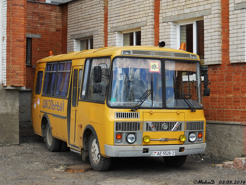 Витебская область, ПАЗ-Р 32053-70 № АЕ 5526-2