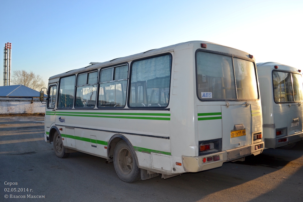 Свердловская область, ПАЗ-32054 № ЕК 611 66