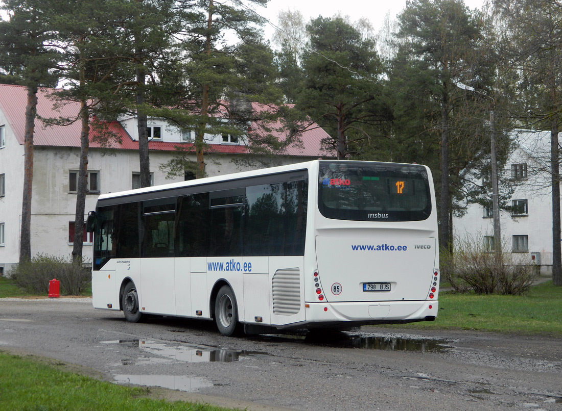 Эстония, Irisbus Crossway LE 10.8M № 798 BJS; Эстония — Ida-Virumaa — Автобусные станции, конечные остановки, площадки, парки, разное