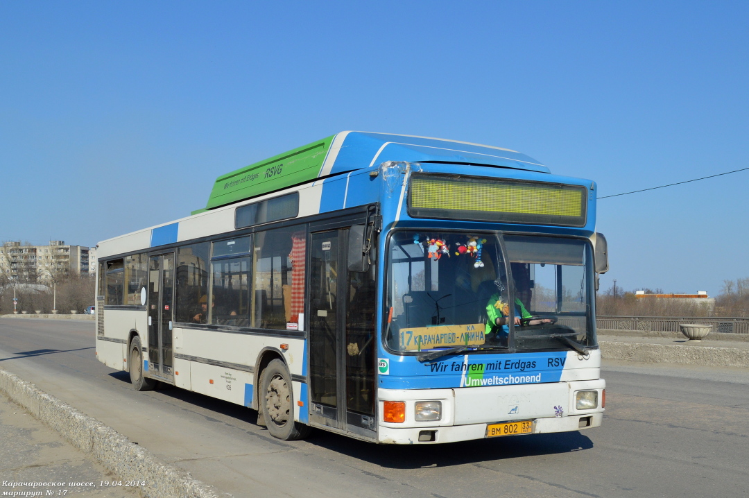 Владимирская область, MAN A15 NL232 CNG № ВМ 802 33