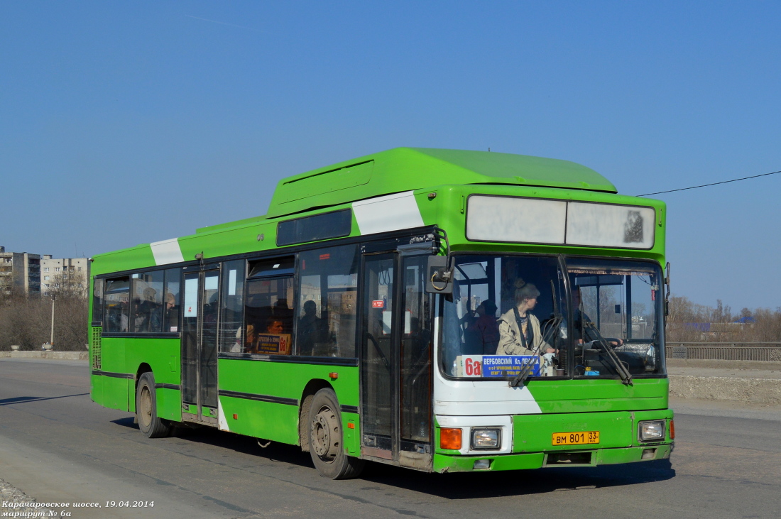 Владимирская область, MAN A15 NL232 CNG № ВМ 801 33