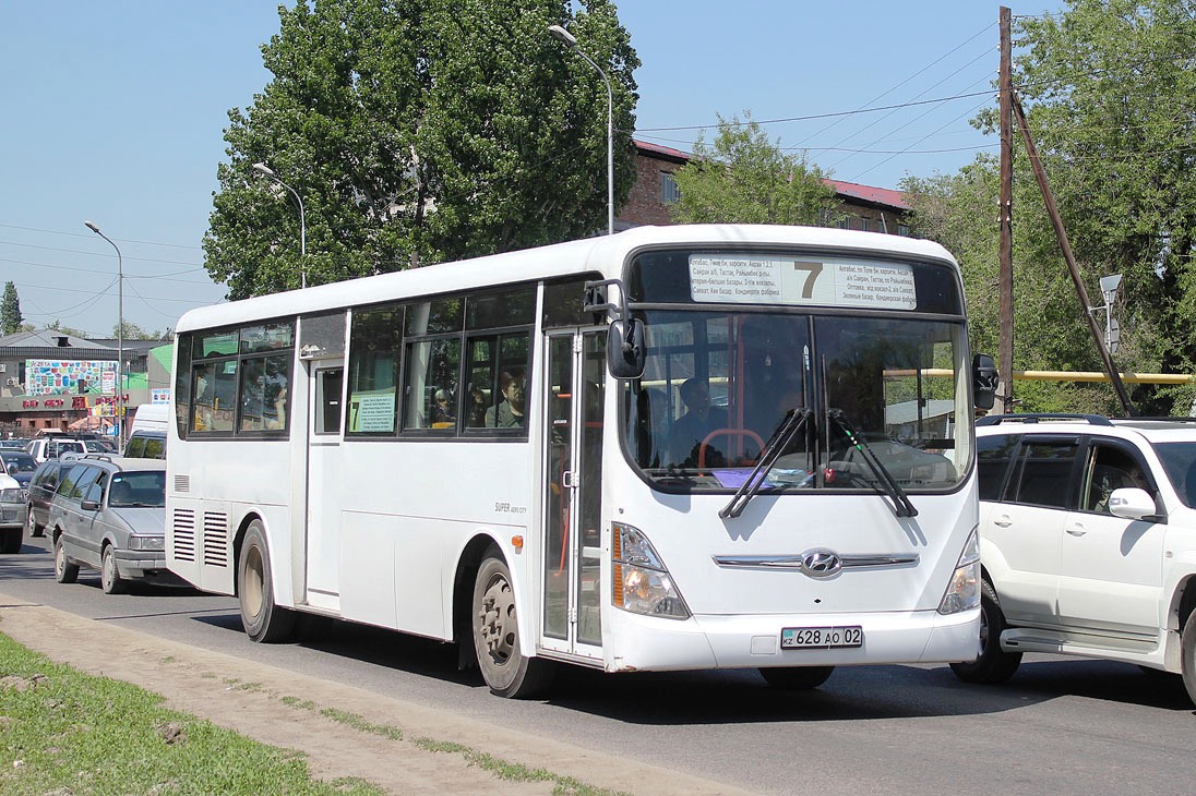 Алматы, Hyundai New Super AeroCity 1F/L № 628 AO 02