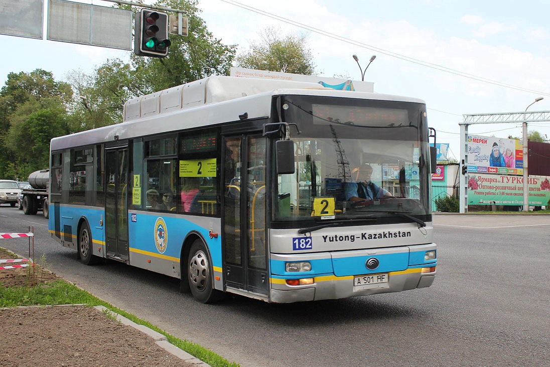 Алматы, Yutong ZK6120HGM № 182