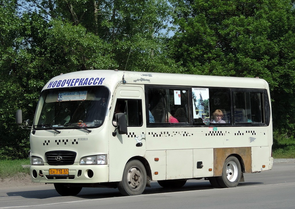 Ростовская область, Hyundai County SWB C08 (РЗГА) № СН 713 61