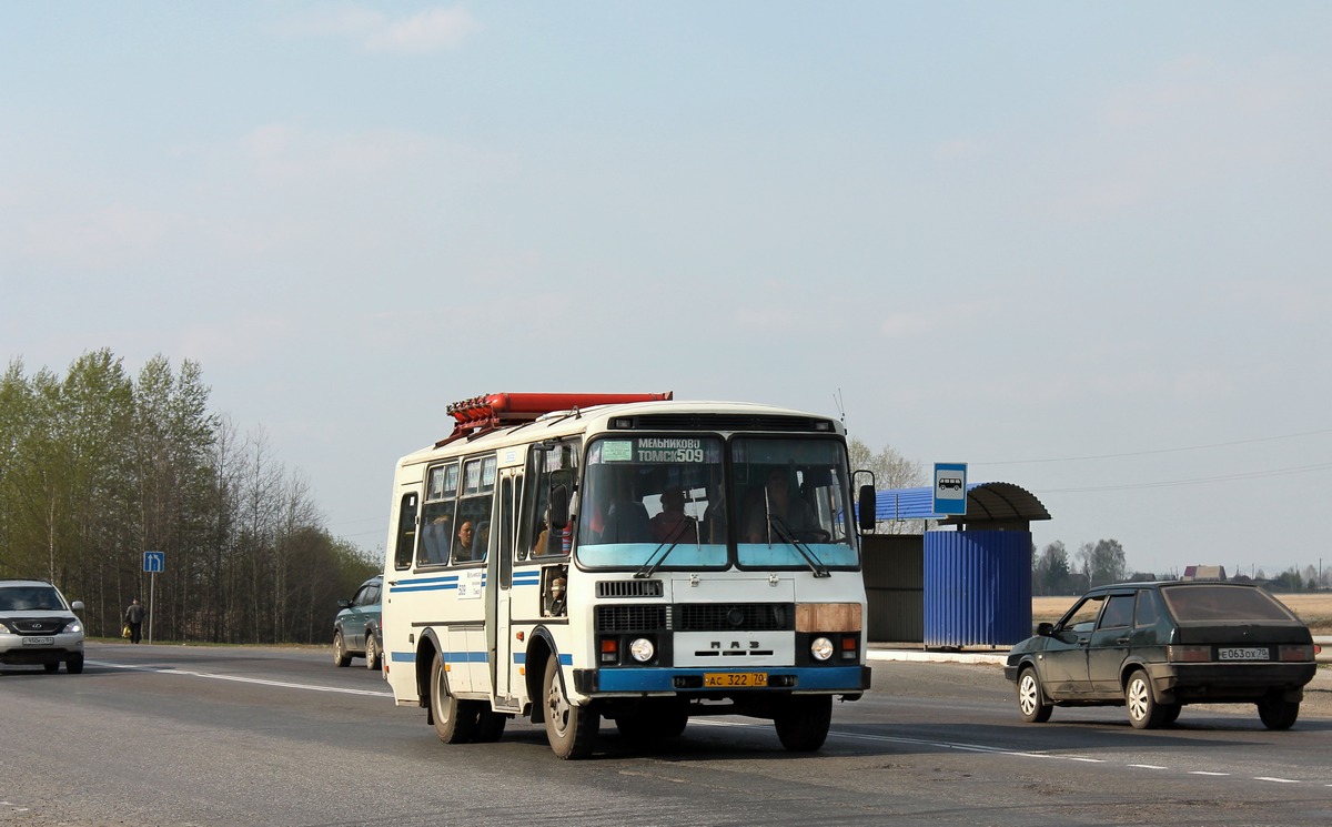 Томская область, ПАЗ-32053-50 № АС 322 70