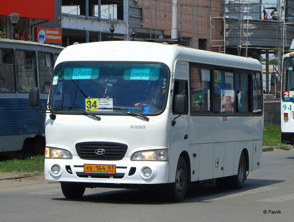 Ростовская область, Hyundai County LWB C09 (ТагАЗ) № КЕ 164 61