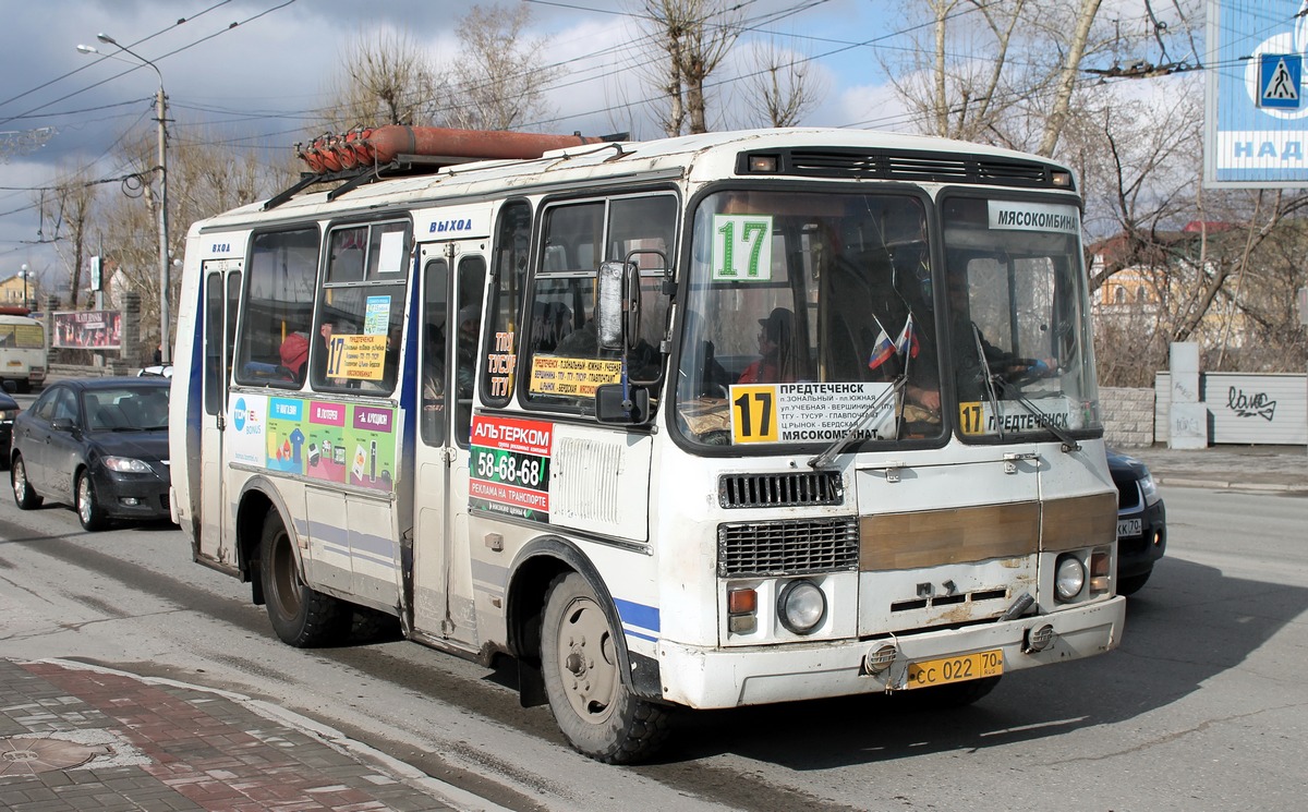 Томская область, ПАЗ-3205 (00) № СС 022 70