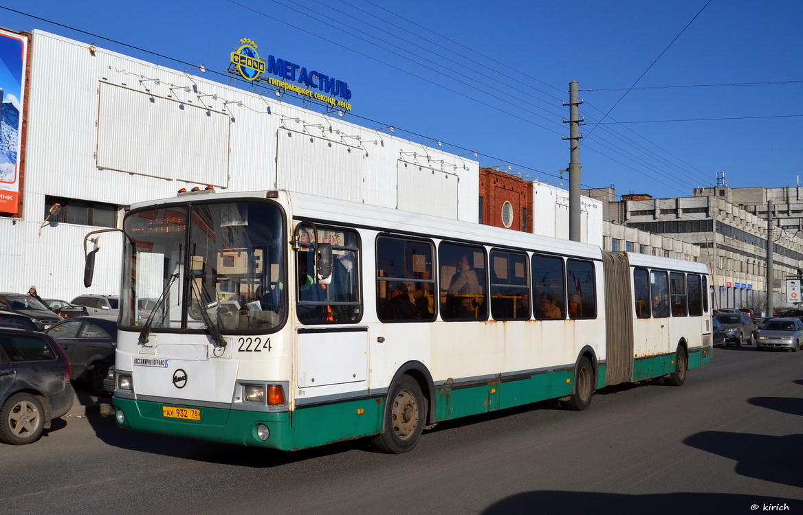 Санкт-Петербург, ЛиАЗ-6212.00 № 2224