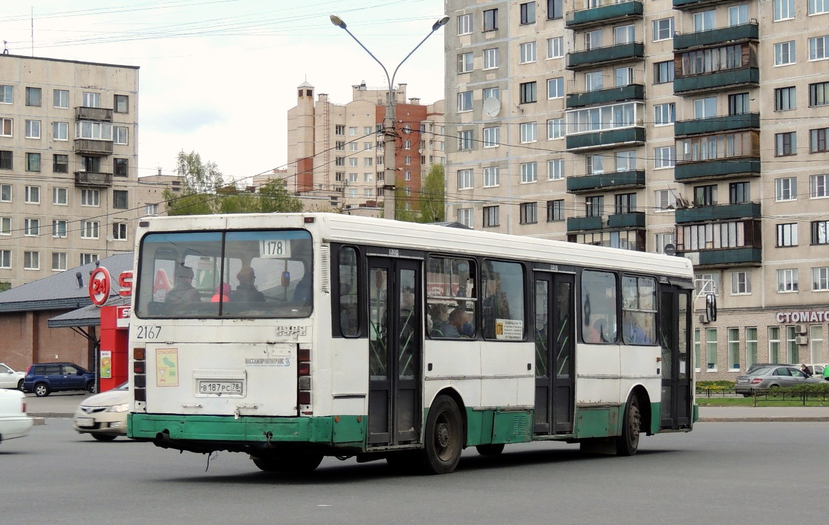 Санкт-Петербург, ЛиАЗ-5256.25 № 2167