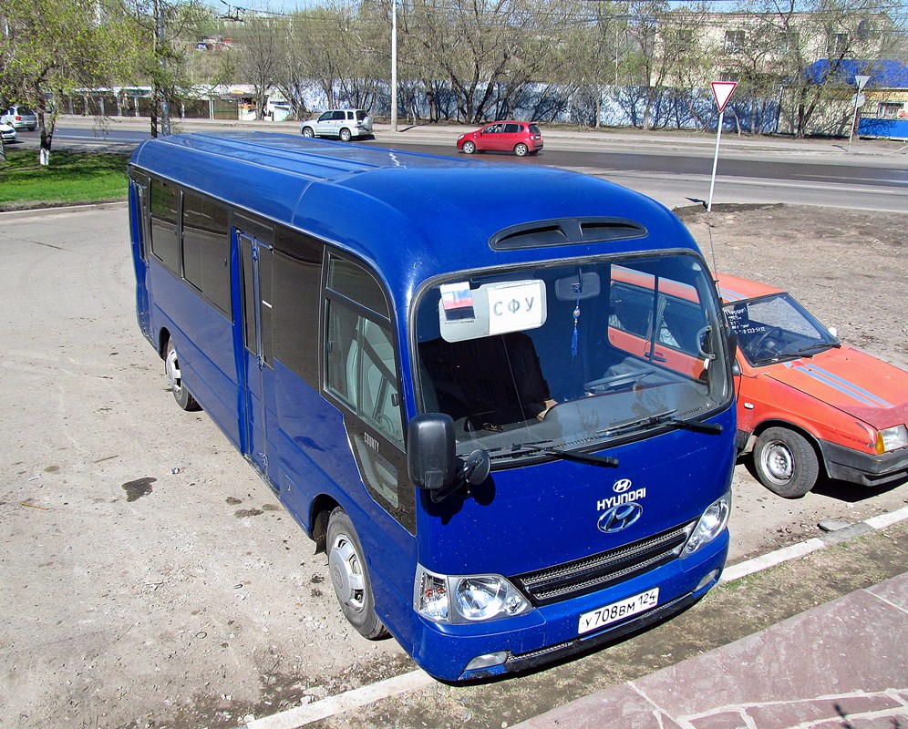 Красноярский край, Hyundai County № У 708 ВМ 124