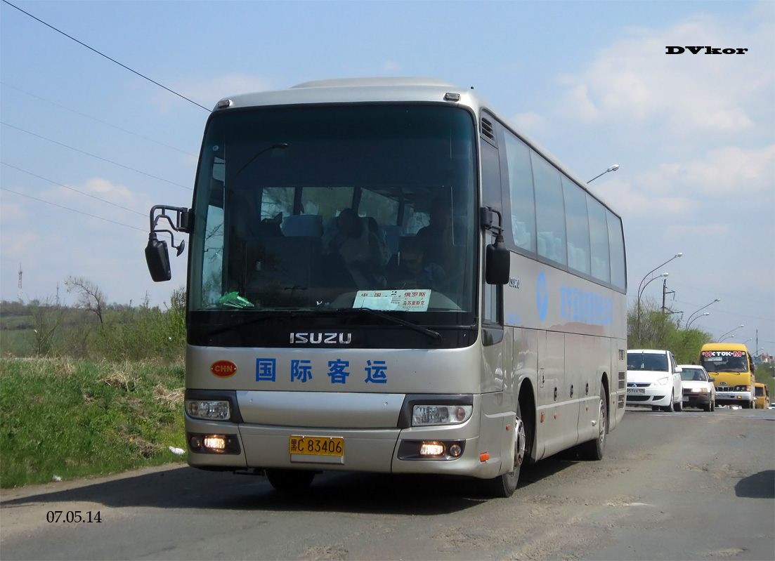 Китай, Guangzhou Isuzu GLK6122D6 № 黑C 83406