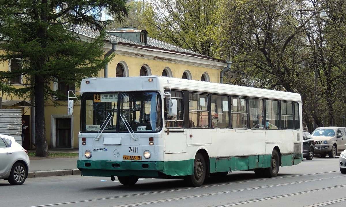 Санкт-Петербург, ЛиАЗ-5256.25 № 7411