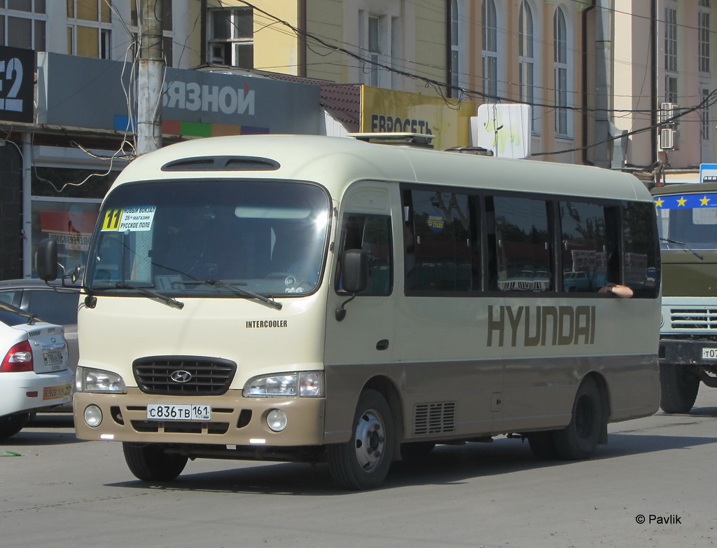 Ростовская область, Hyundai County Deluxe № С 836 ТВ 161