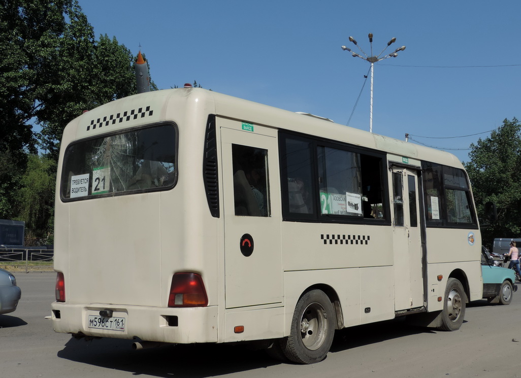 Ростовская область, Hyundai County SWB C08 (РЗГА) № М 596 СТ 161