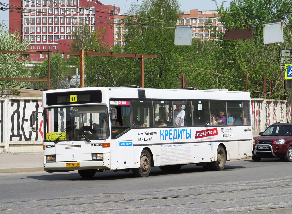 Пермский край, Mercedes-Benz O405 № АТ 391 59