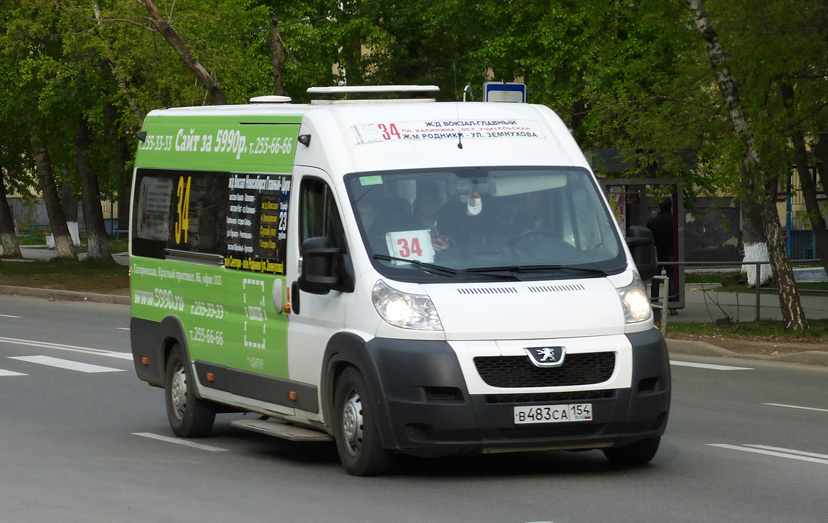 Новасібірская вобласць, Нижегородец-2227SK (Peugeot Boxer) № В 483 СА 154