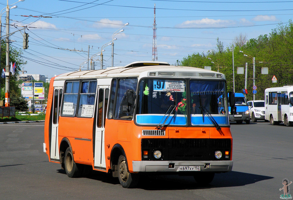 Nizhegorodskaya region, PAZ-32054 Nr. К 697 ХУ 152