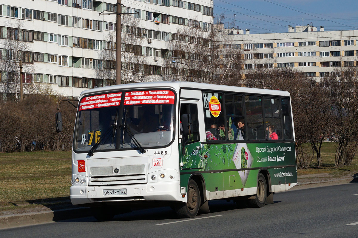 Санкт-Петербург, ПАЗ-320402-05 № n486