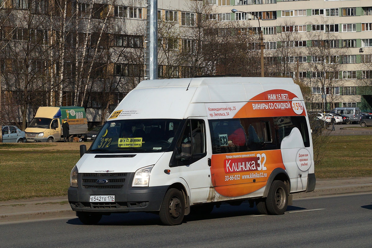 Санкт-Петербург, Нижегородец-222709 (Ford Transit) № Е 542 ТЕ 178 — Фото —  Автобусный транспорт