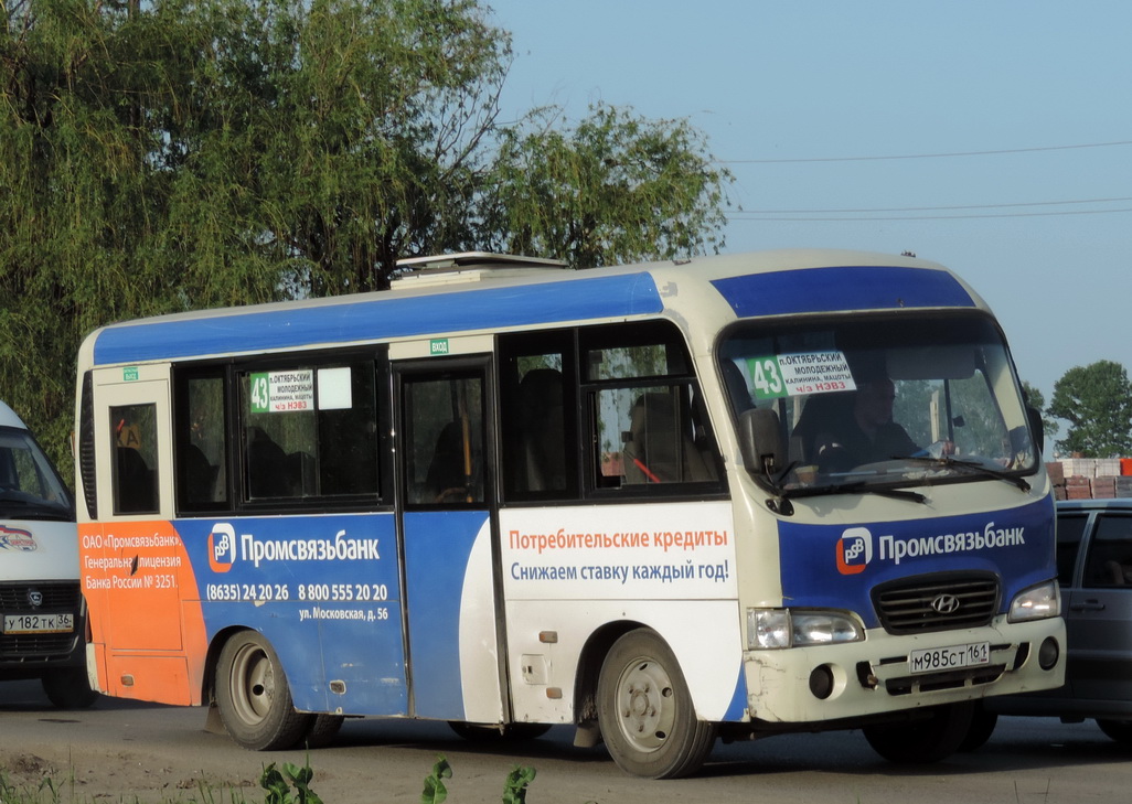 Ростовская область, Hyundai County SWB C08 (РЗГА) № М 985 СТ 161