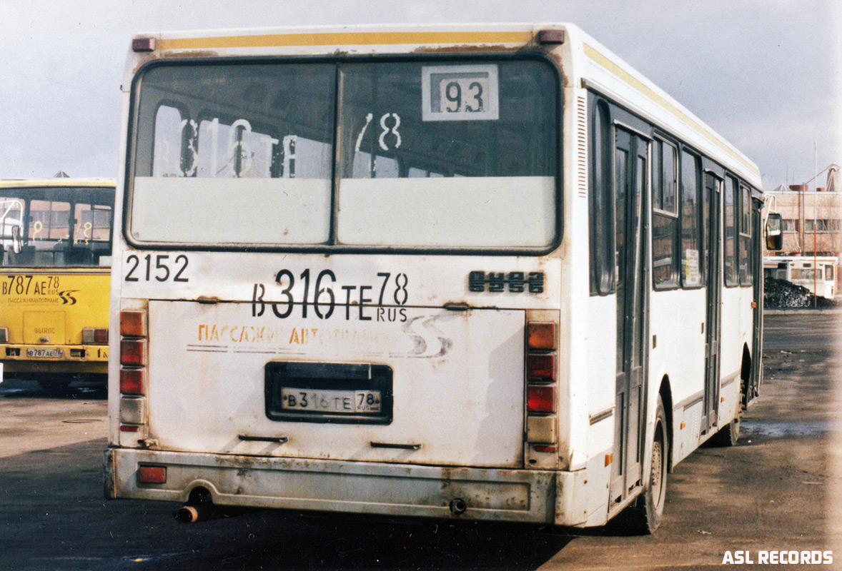 Санкт-Петербург, ЛиАЗ-5256.25 № 2152