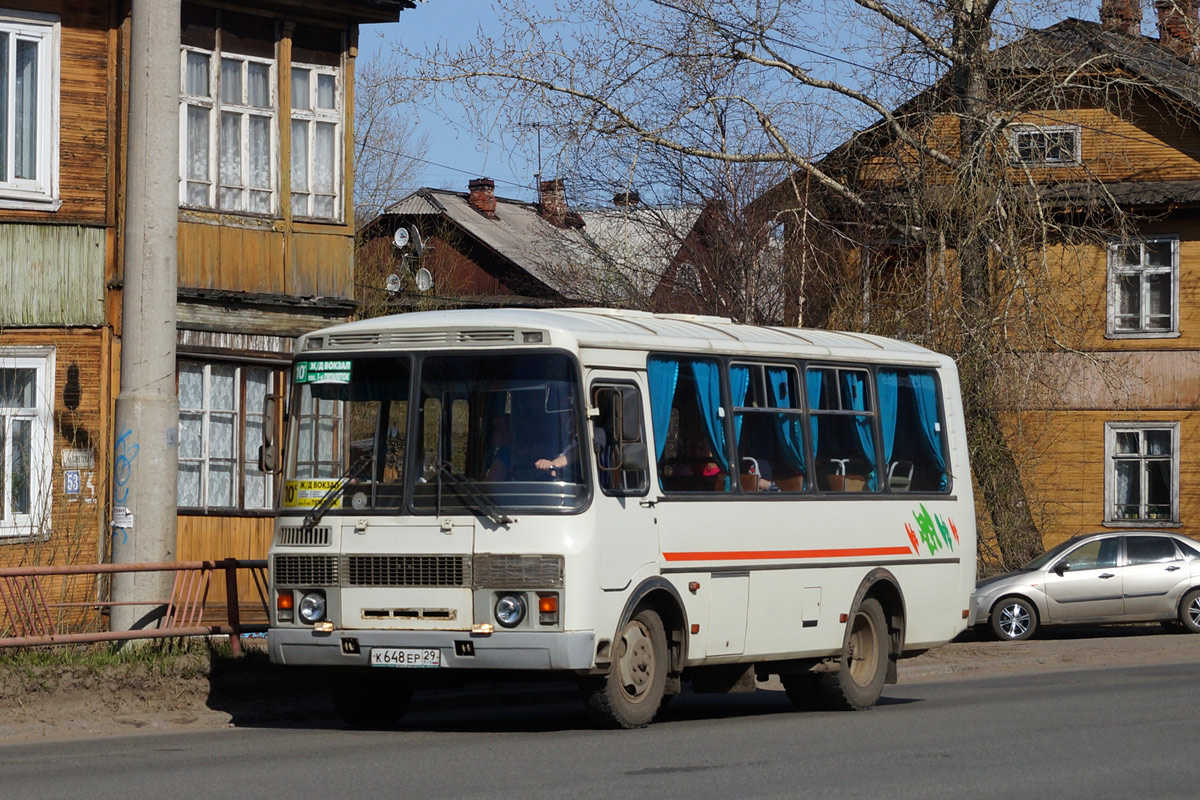 Архангельская область, ПАЗ-32054 № К 648 ЕР 29