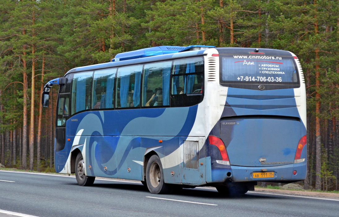 Вологодская область, Sunlong SLK6931F1A (Junma) № АВ 111 35