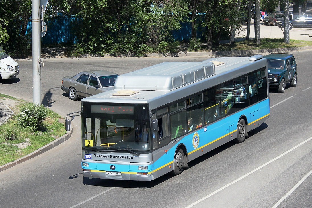 Almaty, Yutong ZK6120HGM Nr. 198