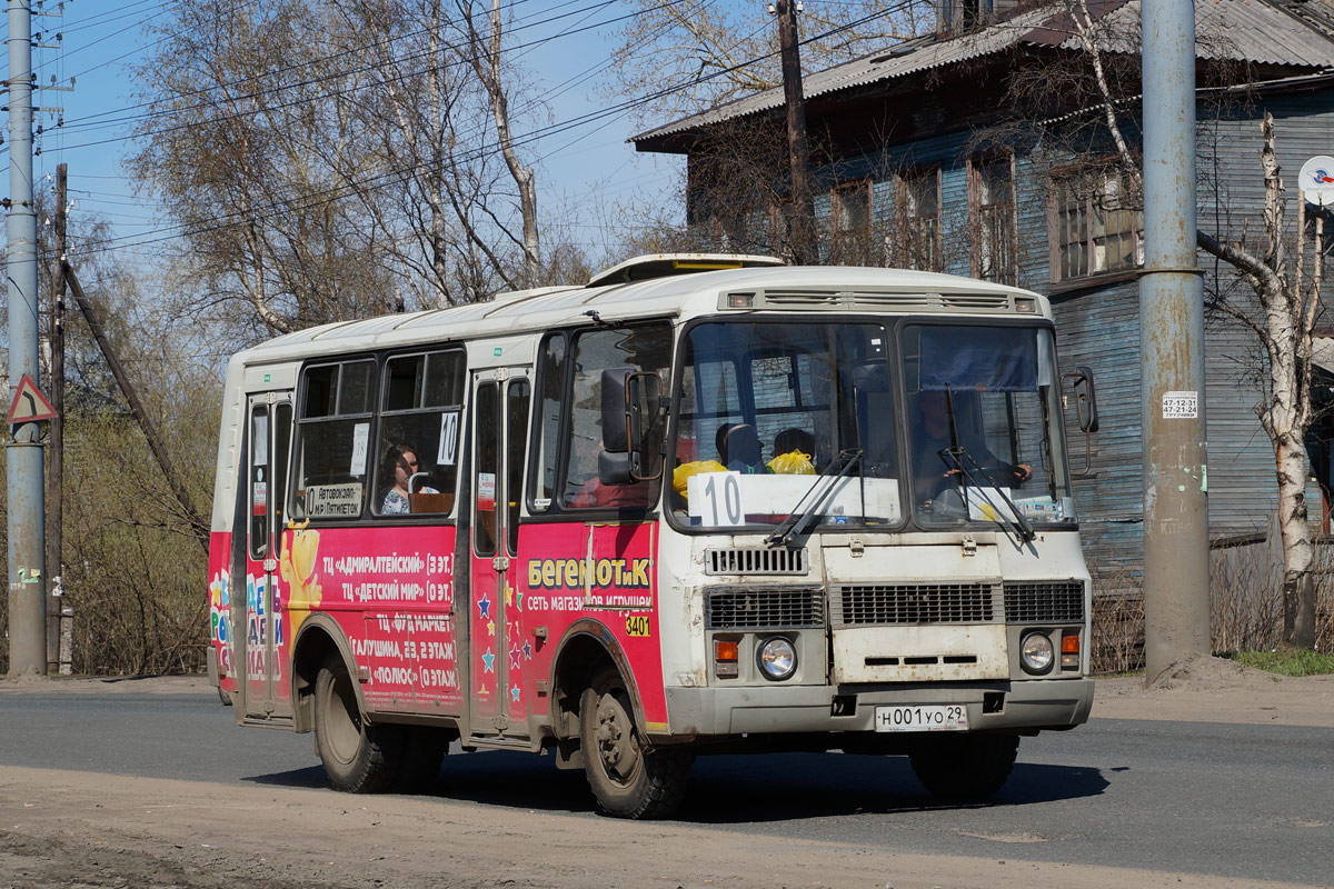 Архангельская область, ПАЗ-32054 № 3401