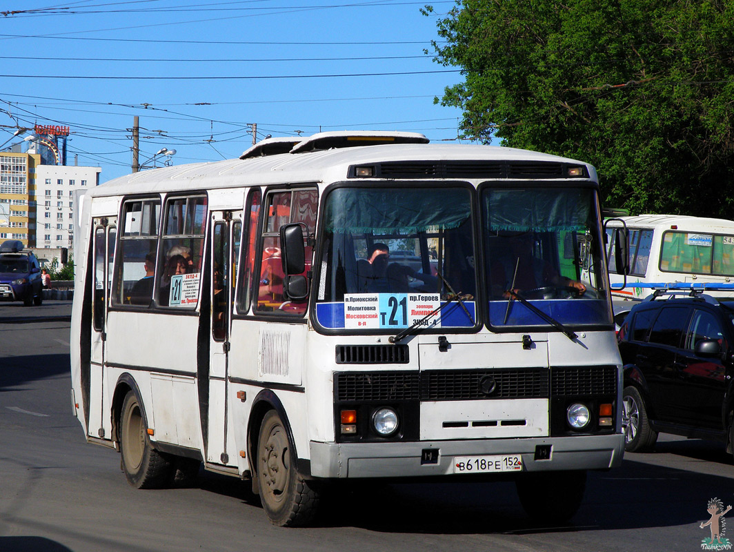 Nizhegorodskaya region, PAZ-32054 Nr. В 618 РЕ 152