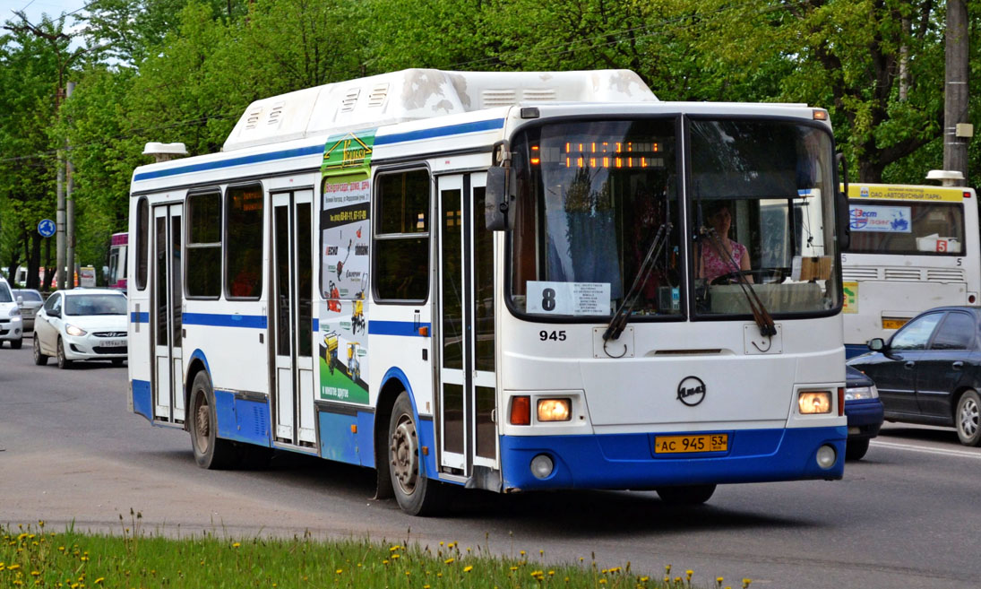 Novgorod region, LiAZ-5256.57 Nr. 945